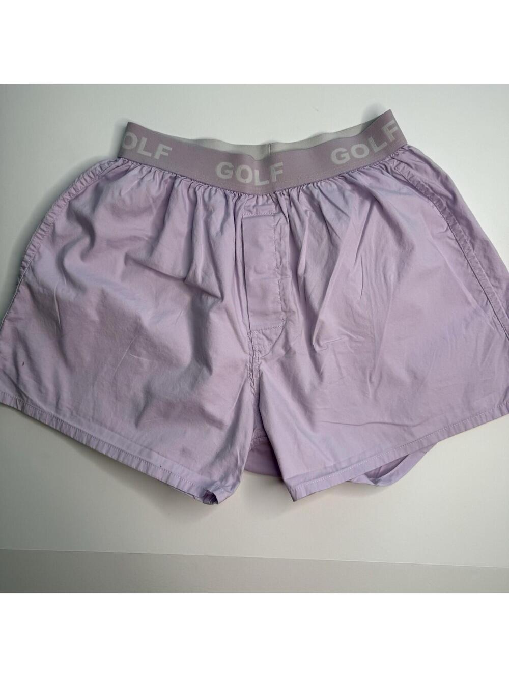 GOLF Wang Shorts Mens Medium Lavender Purple Elastic Waist Tyler The Creator